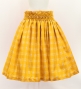 Hula Tube Top & Pa'u Set-Up with Palaka Check Print / Luxury Collection / Yellow / J3285ye
