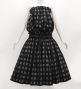 Hula Tube Top & Pa'u Set-Up with Palaka Check Print / Luxury Collection / Black/ J3285bk