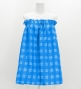 Hula Tube Top & Pa'u Set-Up with Palaka Check Print / Luxury Collection / Blue / J3285bl