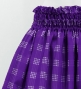 Hula Tube Top & Pa'u Set-Up with Palaka Check Print / Luxury Collection / Deep Purple / J3285dpu