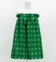 Hula Tube Top & Pa'u Set-Up with Palaka Check Print / Luxury Collection / Green / J3285gr
