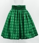 Hula Tube Top & Pa'u Set-Up with Palaka Check Print / Luxury Collection / Green / J3285gr