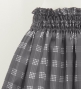 Hula Tube Top & Pa'u Set-Up with Palaka Check Print / Luxury Collection / Gray / J3285gy