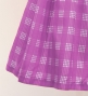 Hula Tube Top & Pa'u Set-Up with Palaka Check Print / Luxury Collection / Lilac / J3285li