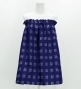 Hula Tube Top & Pa'u Set-Up with Palaka Check Print / Luxury Collection / Navy / J3285nv