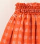 Hula Tube Top & Pa'u Set-Up with Palaka Check Print / Luxury Collection / Orange / J3285or