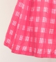 Hula Tube Top & Pa'u Set-Up with Palaka Check Print / Luxury Collection / Pink / J3285pi