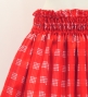Hula Tube Top & Pa'u Set-Up with Palaka Check Print / Luxury Collection / Red / J3285rd