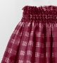 Hula Tube Top & Pa'u Set-Up with Palaka Check Print / Luxury Collection / Wine / J3285wi