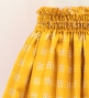 Hula Tube Top & Pa'u Set-Up with Palaka Check Print / Luxury Collection / Yellow / J3285ye