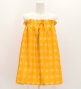 Hula Tube Top & Pa'u Set-Up with Palaka Check Print / Luxury Collection / Yellow / J3285ye