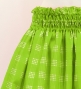 Hula Tube Top & Pa'u Set-Up with Palaka Check Print / Luxury Collection / Yellow Green / J3285yegr