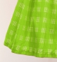 Hula Tube Top & Pa'u Set-Up with Palaka Check Print / Luxury Collection / Yellow Green / J3285yegr