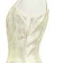 Hula One Shoulder Dress with Hawaiian Leaf / Luxury Collection / Beige / J3306be