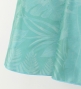 Hula One Shoulder Dress with Hawaiian Leaf / Luxury Collection / Light Blue / J3306lbl