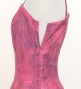Hula One Shoulder Dress with Hawaiian Leaf / Luxury Collection / Wine / J3306wi