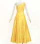 Hula One Shoulder Dress with Hawaiian Leaf / Luxury Collection / Yellow / J3306ye