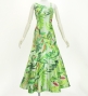 Hula One Shoulder Dress with Leaf / Luxury Collection / Yellow Green / J3307yegr