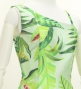 Hula One Shoulder Dress with Leaf / Luxury Collection / Yellow Green / J3307yegr