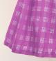 Hula Shantung Pa'u Skirt with Palaka Check Print / Luxury Collection / Lilac / J3308li