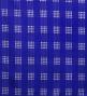 Hula Shantung Pa'u Skirt with Palaka Check Print / Luxury Collection / Royal Blue / J3308rbl