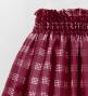 Hula Shantung Pa'u Skirt with Palaka Check Print / Luxury Collection / Wine / J3308wi
