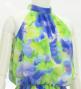Hula Long Koshibo Dress with Hawaiian Flower Print / Luxury Collection / J3315-4