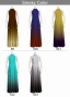 [Gradation]Custom American Armhole Long Dress/ Smoky Color Gradation / JC1-gradation-S