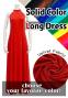 Custom American Armhole long dress / JC1-solid