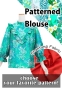 Custom Yoke Frill Blouse with Shantung / JC101-pattern