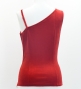 Custom One Shoulder Blouse with Velvet / JC105-solid