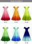 [Gradation]Custom Long Dress With 3gather Frill Puff Sleeves/ Design-Gradation / JC107-gradation-D
