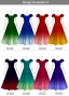 [Gradation]Custom Long Dress With 3gather Frill Puff Sleeves/ Design-Gradation / JC107-gradation-D