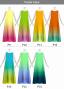 [Gradation]Custom Long Koshibo Dress/ Pastel Color Gradation / JC122-gradation-P