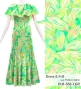 Custom Long Multi Way Dress with Velvet & Koshibo/ JC130-mix