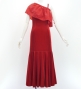 Custom Long Multi Way Dress with Velvet & Koshibo/ JC130-mix