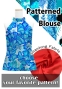 Custom American Armhole Blouse with Shantung / JC141-pattern