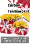 Custom Tahitian Shantung Skirt / JC150-mix