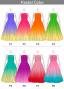 [Gradation]Custom Midi Dress / Pastel Color Gradation / JC2-gradation-P