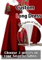Custom Frill Sleeve Long Dress / JC22-pattern