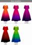 [Gradation]Custom Cape Long Dress / Basic Gradation / JC24-gradation-B