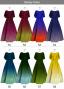 [Gradation]Custom Cape Long Dress/ Smoky Color Gradation / JC24-gradation-S