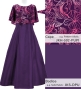 Custom Cape Long Dress / JC24-pattern