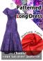 Custom ruffled collar Long Dress / JC27-pattern