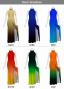 [Gradation]Custom Long Slit Dress with Velvet/ Basic Gradation / JC29-gradation-B