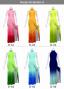 [Gradation]Custom Long Slit Dress with Velvet/ Design-Gradation / JC29-gradation-D