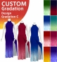 [Gradation]Custom Long Slit Dress with Velvet/ Design-Gradation / JC29-gradation-D