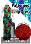 Custom Long Slit Dress with Velvet  / JC29-pattern