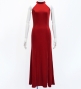 Custom Long Slit Dress with Velvet  / JC29-pattern