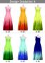 [Gradation]Custom One Shoulder Velvet Dress/ Design-Gradation / JC3-gradation-D